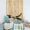 Designart - Vintage White Orchid III - Traditional Print on Natural Pine Wood